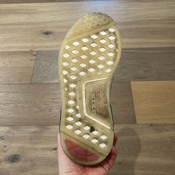 adidas Originals X NASA NMD R1 Spectoo Sneaker Grey Rose Pink Womens Size 6.5 - Picture 7 of 12